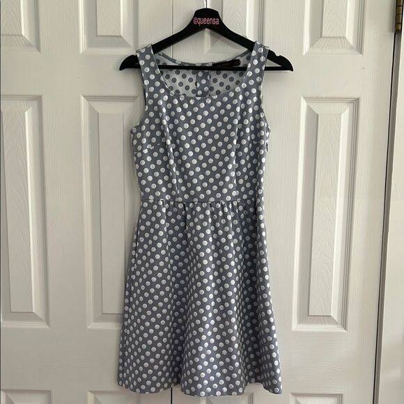 The Limited Polka Dot Sleeveless A-Line Dress - Picture 2 of 14